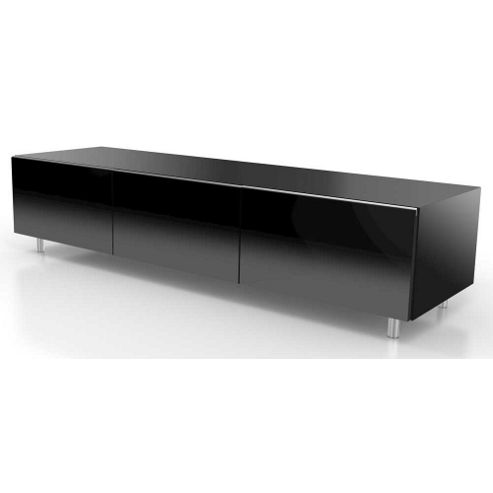 Image of Just Racks Jrl1650s Black Tv Stand