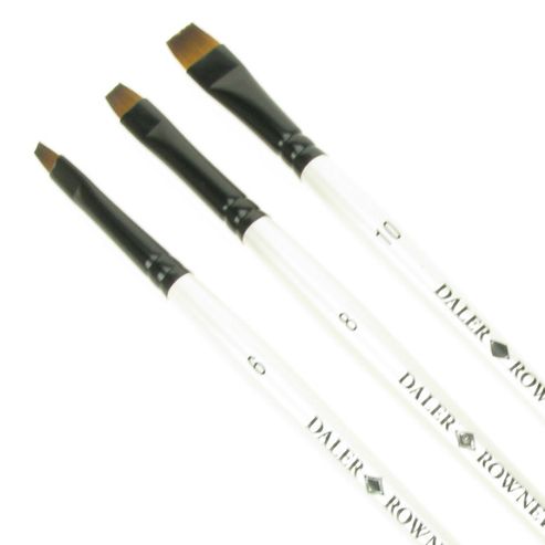 Image of Daler Simply All Purpose Brush Set - Red Wallet 14