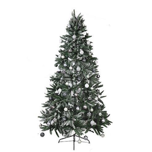 Image of Mountain Pine Pe Snow Tipped 8ft Christmas Tree