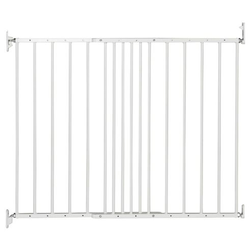 Image of Babydan Multidan Metal Extending Gate White