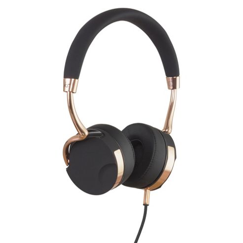 Image of Kitsound Milano Over-the-ear Overhead Headphones, Black