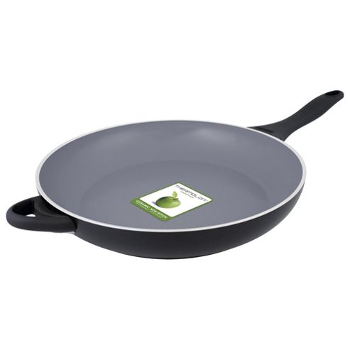 Image of Kyoto By Green Pan Ceramic Frying Pan With Helper Handle, 32cm