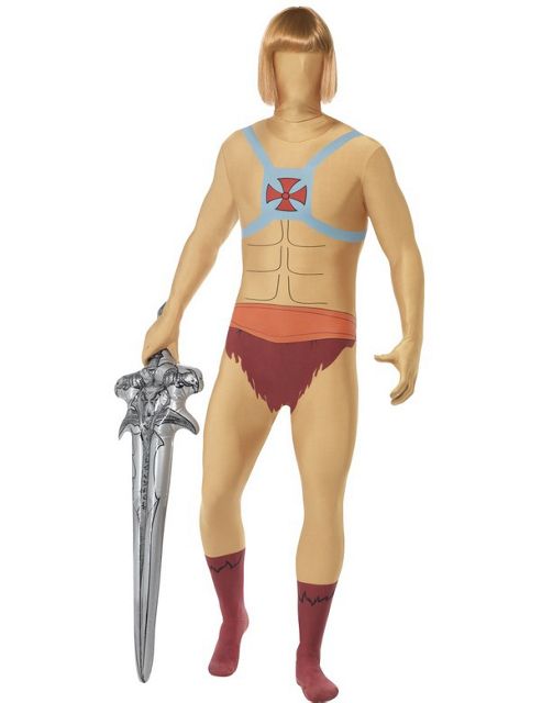 Image of Adult He-man Second Skin Suit Large