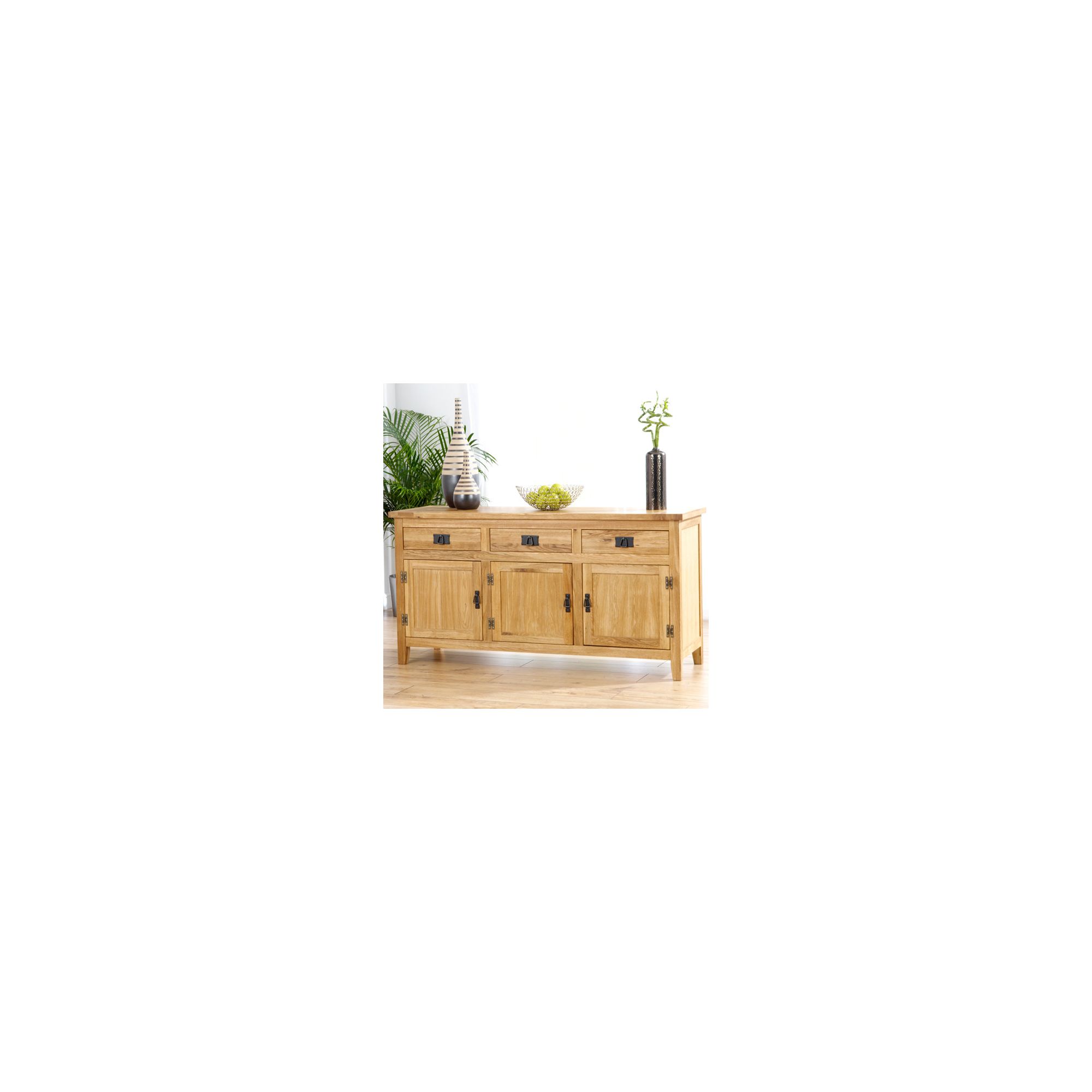 Mark Harris Furniture Madrid Large Sideboard with Wine Cabinet at Tesco Direct