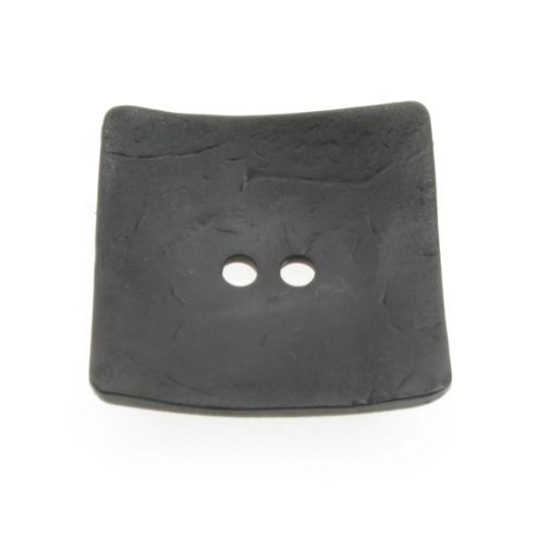 Image of Dill Buttons 60mm Square Dished Black