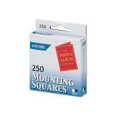 Photo Mounting Squares White Pk250