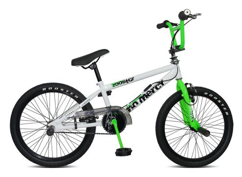 Image of 11" Rooster No Mercy, 20" Wheel, Whiteeon Green