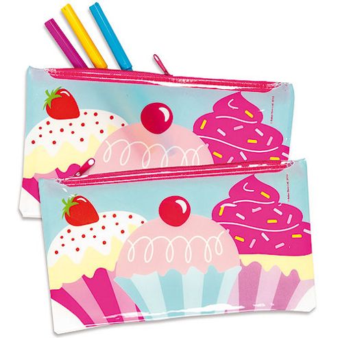 Image of Cool Cupcakes Pencil Cases - Pack Of 3