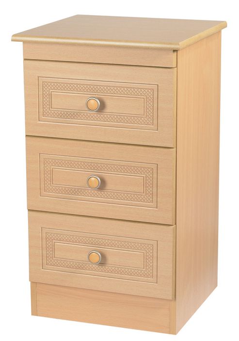 Image of Welcome Furniture Corrib 2 Drawer Chest With Locker - Beech