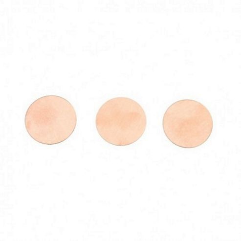Image of Copper Blank Round 25mm No Hole 3pcs