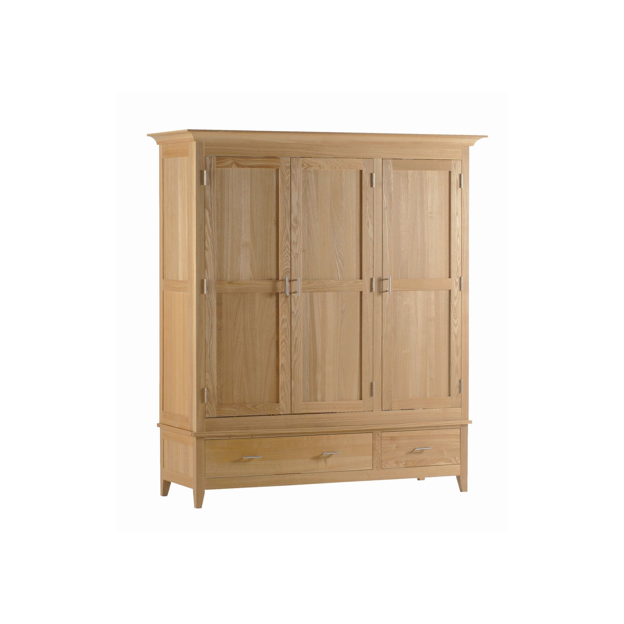 Kelburn Furniture Carlton Ash Triple Wardrobe with Drawers at Tesco Direct