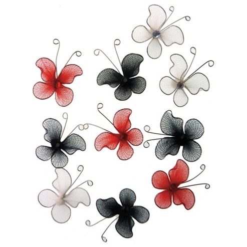 Image of Mesh Butterfly Classic 12pcs