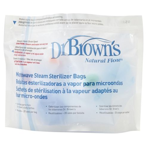 Image of Dr Brown's Natural Flow Microwave Steriliser Bags