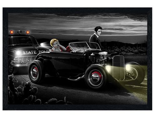Image of Helen Flint Black Wooden Framed Joyride Poster