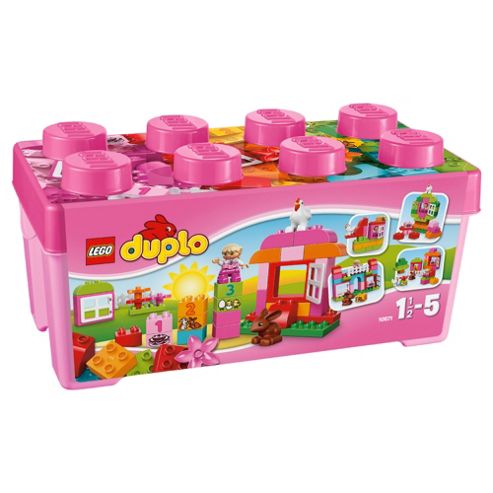 Image of Lego Duplo All-in-one Pink Box Of Fun Bucket 10571