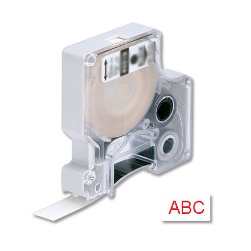 Image of Dymo D1 Tape For Electronic Labelmakers 9mmx7m Red On White Ref 40915 S0720700