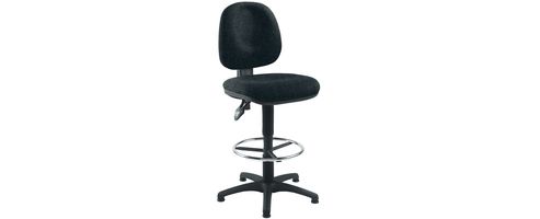 Image of Arista Concept Medium Back Permanent Contact Operators Chair Charcoal Kf03453