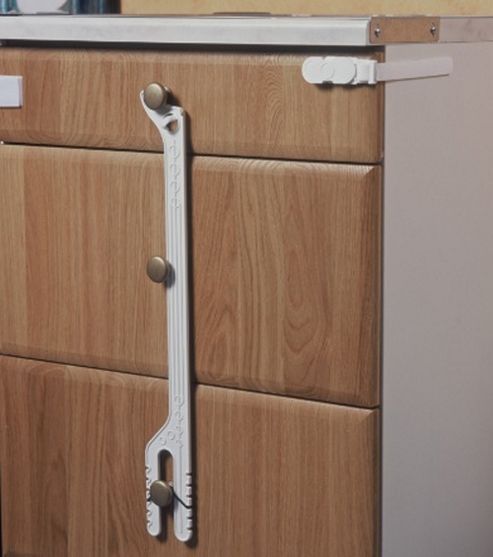 Image of Safetots Chest Of Drawers Lock White