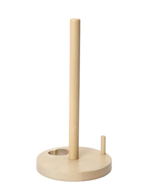 Image of Dexam Vintage Home Woodware Kitchen Towel Holder, Cream
