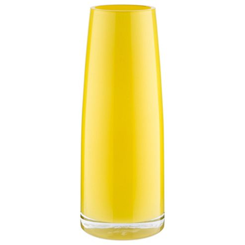 Image of Tesco Taper Vase, Yellow