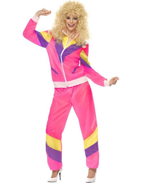 Image of 80's Shell Suit - Adult Costume Size: 12-14