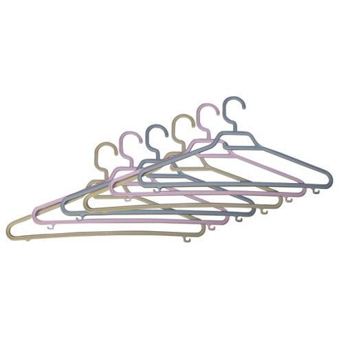 Image of Plastic Hangers - 6 Pack