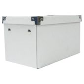 White Cardboard Storage Box 2pk Small