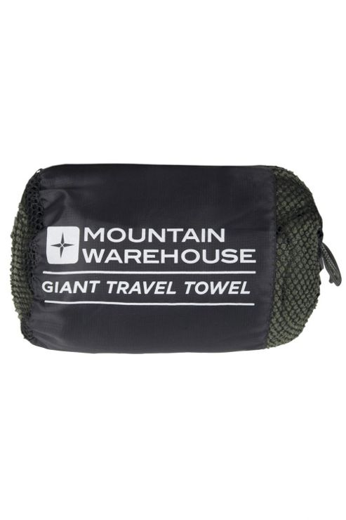 Image of Micro Towelling Travel Towel - Giant - Khaki