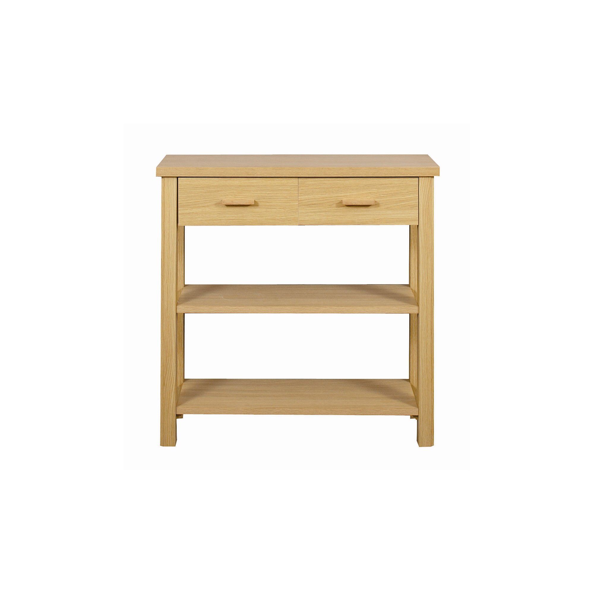 Caxton Huxley 4 Leg Console Table in Light Oak at Tescos Direct