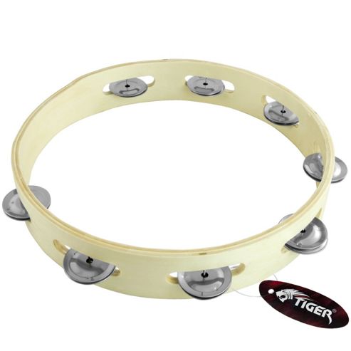 Image of Tiger 10" Headless Wood Tambourine