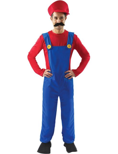 Image of Super Plumber Costume Extra Large