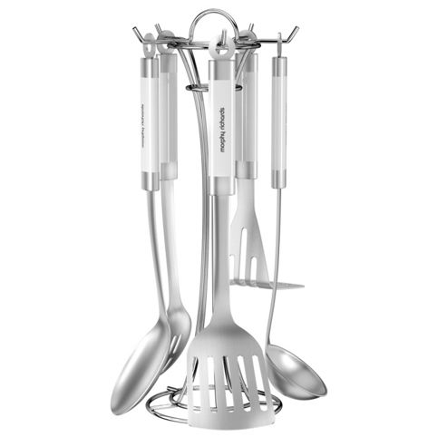 Image of Morphy Richards Accents Utensil Set, 5 Piece, White