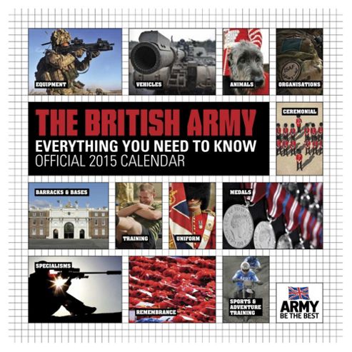 Image of British Army Facts 2015 Calendar