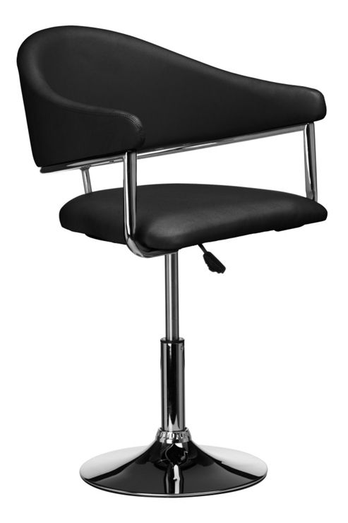 Image of Premier Housewares Rush Bar Chair (set Of 2) - Black