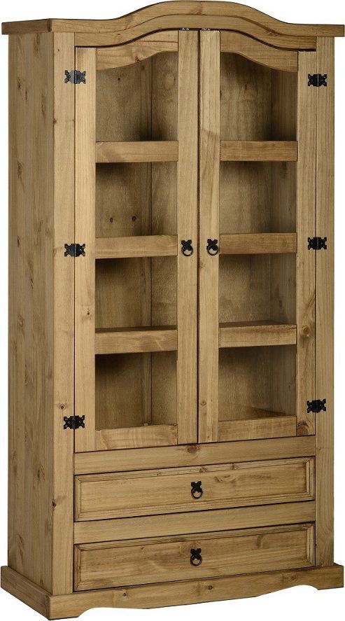 Image of Home Essence Corona 2 Door Glass Display Unit