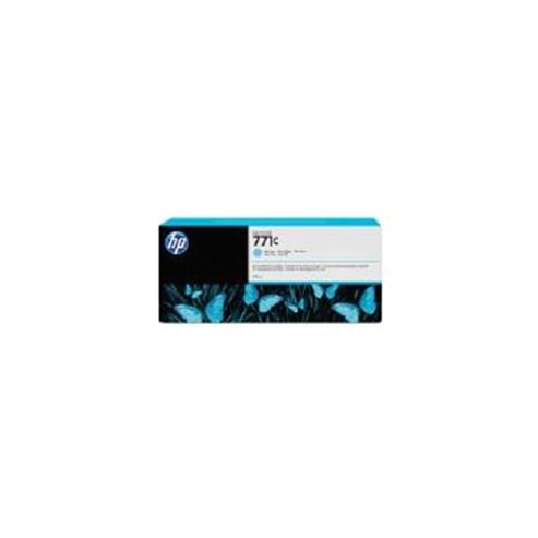 Image of Hp 771c (775ml) Light Cyan Ink Cartridge For Deisgnjet Z6200 1067mm/z6200 1524mm Photo Printers