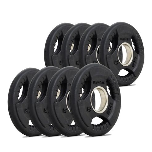 Image of Bodymax Olympic Rubber Radial Weight Disc Plates - 8 X 1.25kg
