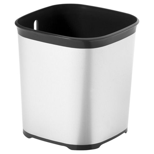 Image of Curver Metallic Silver Cutlery Caddy