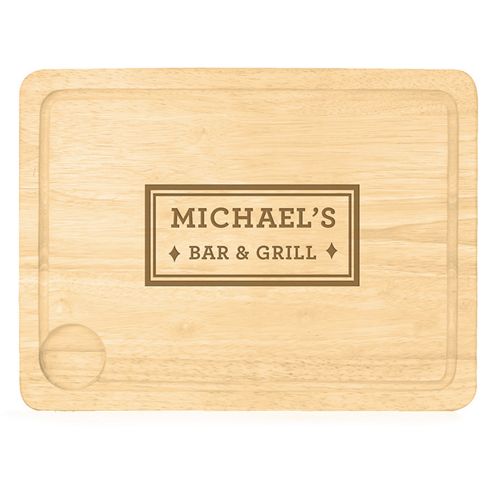 Image of Personalised Bar & Grill Carving Board