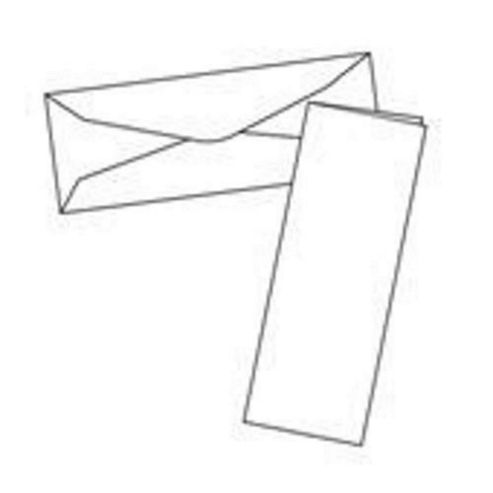 Image of Cards Single Fold Slim White 10 Pk