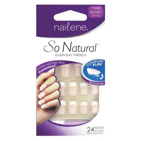 Image of Nailene So Natural Artificial Nails Short 71000