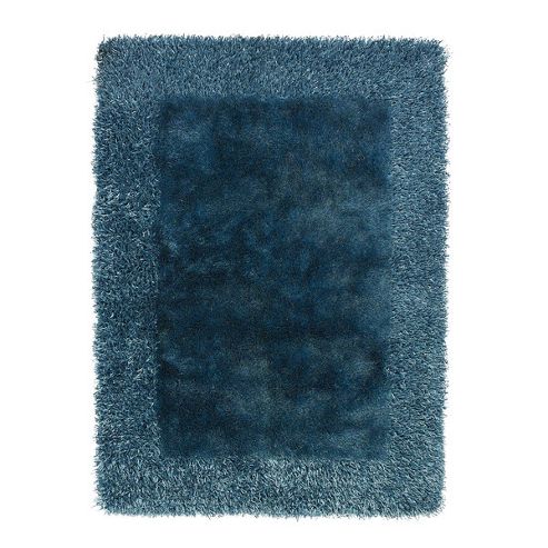 Image of Oriental Carpets & Rugs Sable 2 Black Tufted Rug - 170cm L X 120cm W