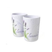 Stow 2626/Lav Lavender Melamine Tumblers X2