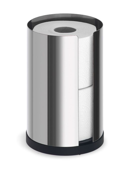 Image of Blomus Nexio Toilet Paper Holder In Polished Stainless Stell - Small