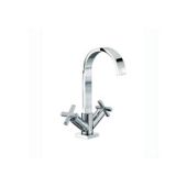 Mayfair Surf Mono Basin Mixer Tap with Pop Up Waste, Chrome