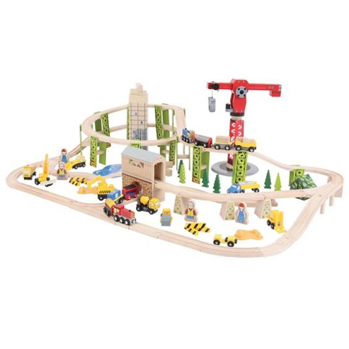Image of Bigjigs Rail Bjt019 Construction Train Set