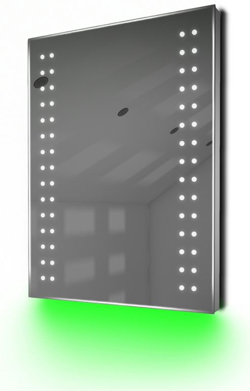 Image of Ambient Ultra-slim Led Bathroom Mirror With Demister Pad & Sensor K38g