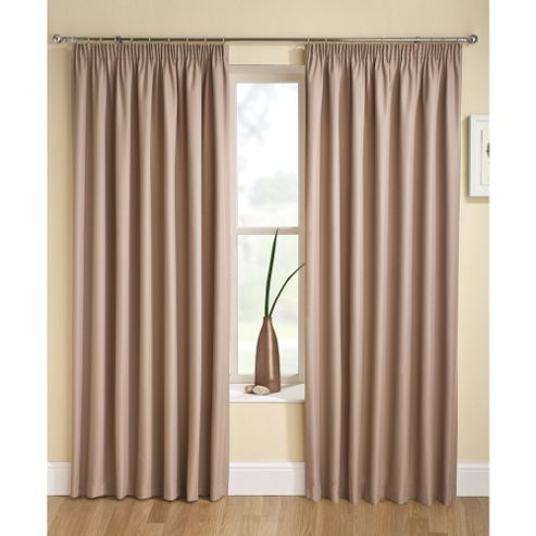 Image of Enhanced Living Tranquility Latte Curtains 168x137cm