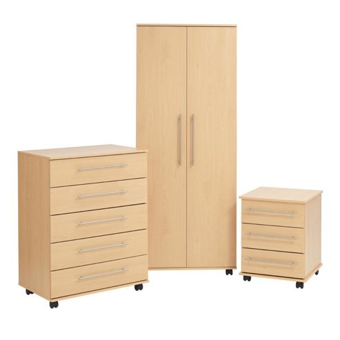 Image of Ideal Furniture Bobby Bedroom Collection - Beech