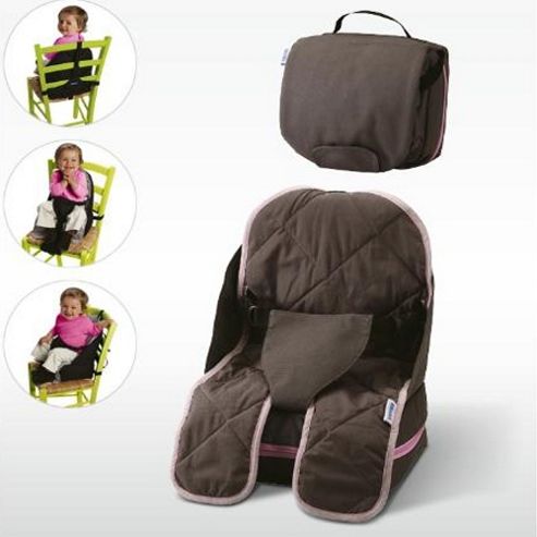 Image of Beaba Travel Booster Dark-grey / Pink